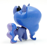 Authentic My little Pony chibi vinyl figure Luna +/-6cm (not a toy)
